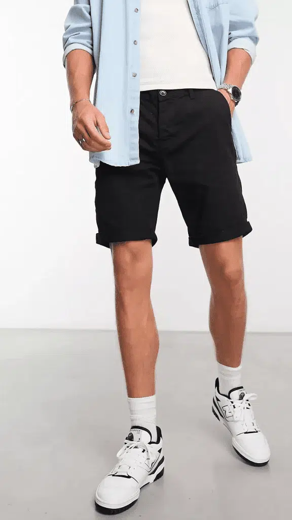 50+ Trending Black Shorts Outfit Ideas for Men in 2024