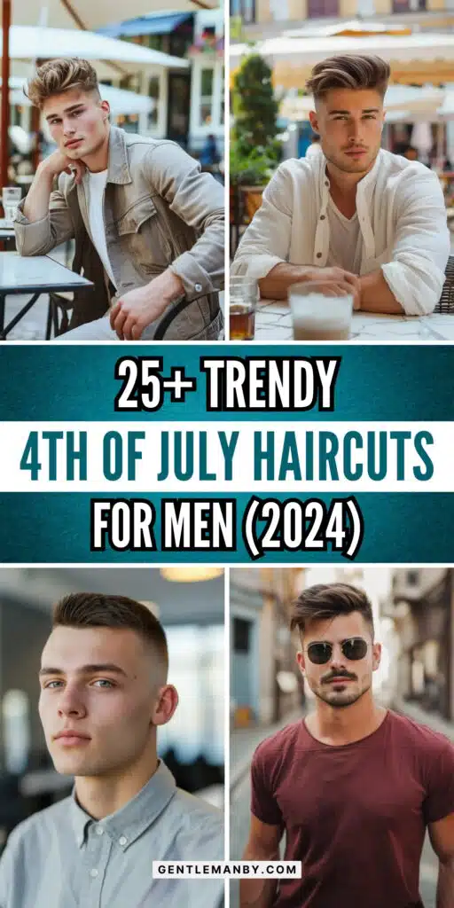 25+ Trendy 4th of July Haircuts for Men in 2024 Pin Design