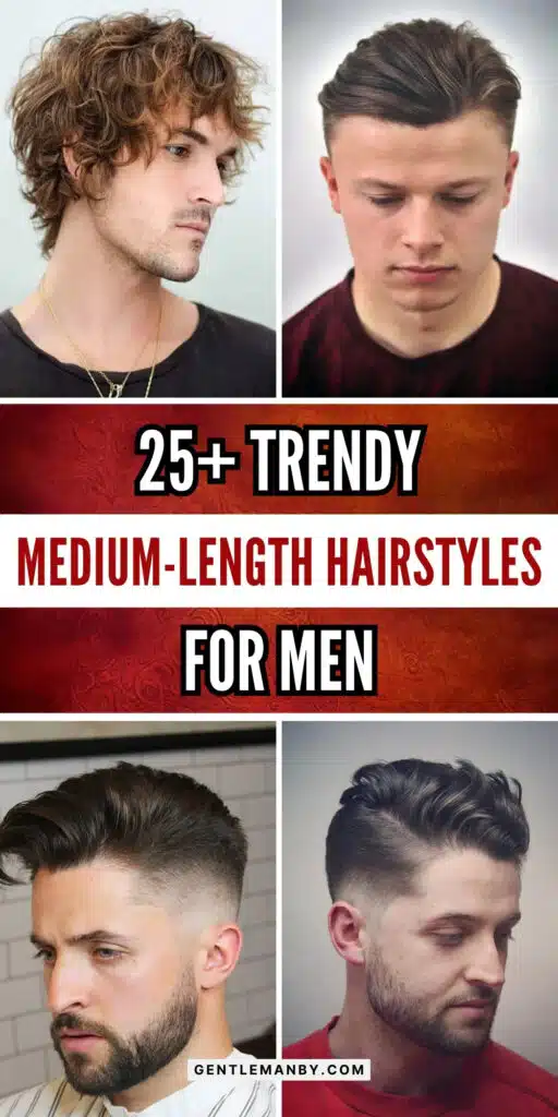 25+ Trendy Medium-Length Hairstyles for Men