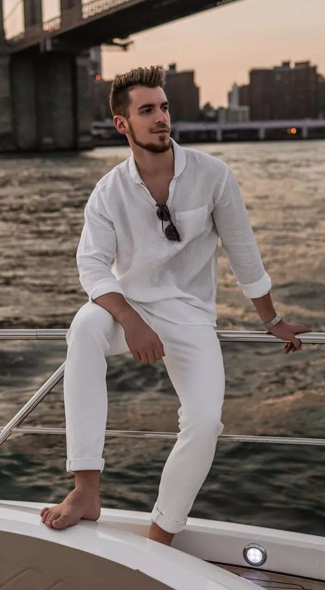 Trending Linen Pant Outfit Idea for Men in 2024