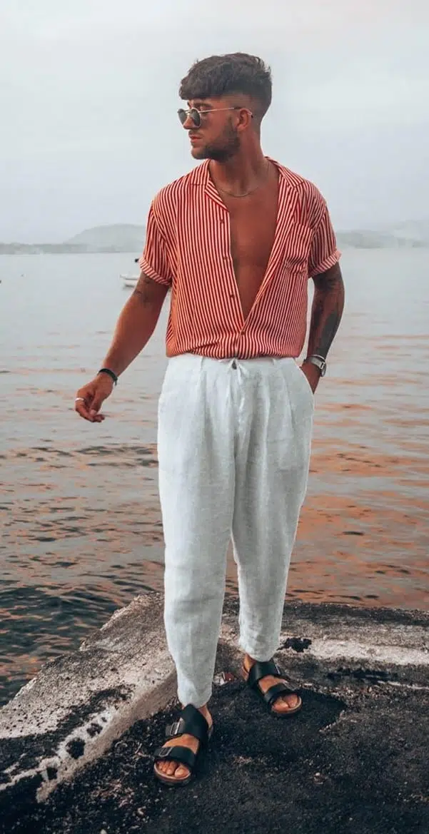 Trending Linen Pant Outfit Idea for Men in 2024