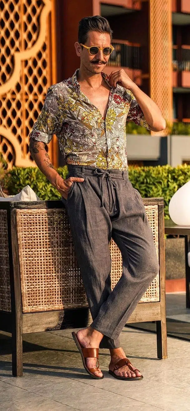 Trending Linen Pant Outfit Idea for Men in 2024