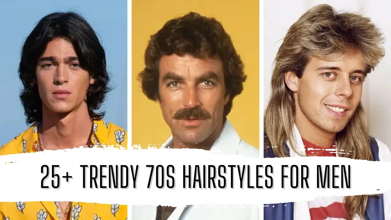 25+ Trendy 70s Hairstyles for Men Featured Image