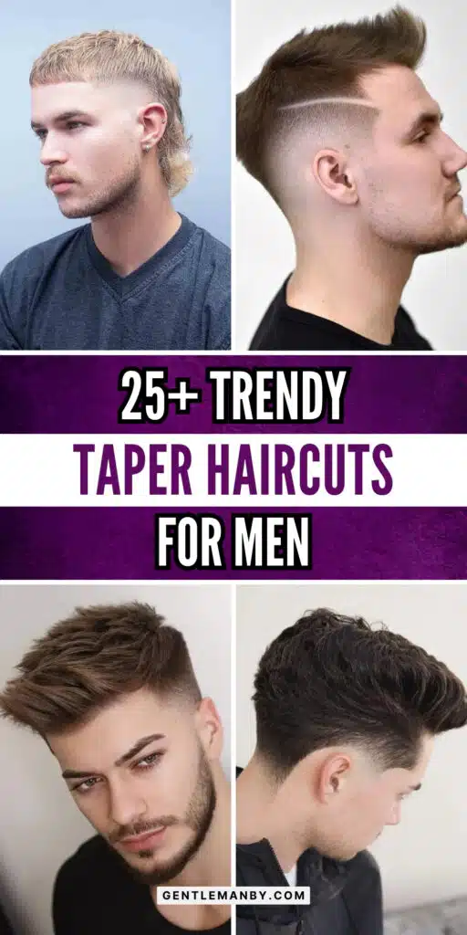 25+ Trendy Taper Haircuts for Men Pin Image