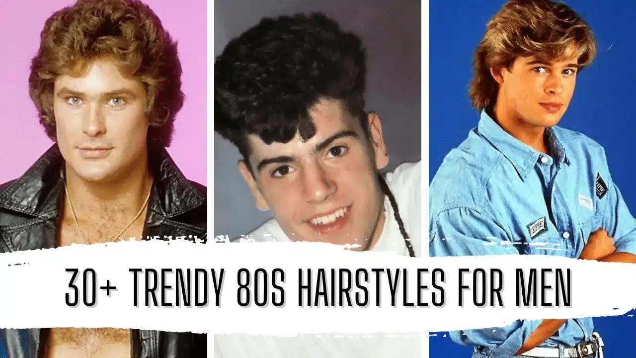 30+ Trendy 80s Hairstyles for Men Featured image