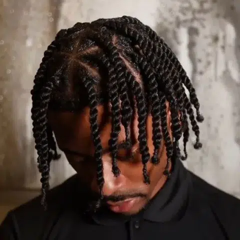 Twist Hairstyle Idea for Men