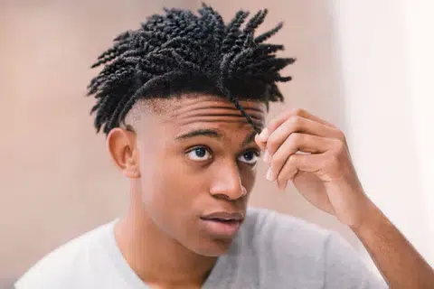 Twist Hairstyle Idea for Men