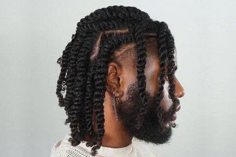 Twist Hairstyle Idea for Men