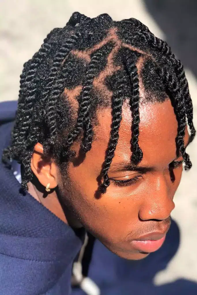 Twist Hairstyle Idea for Men