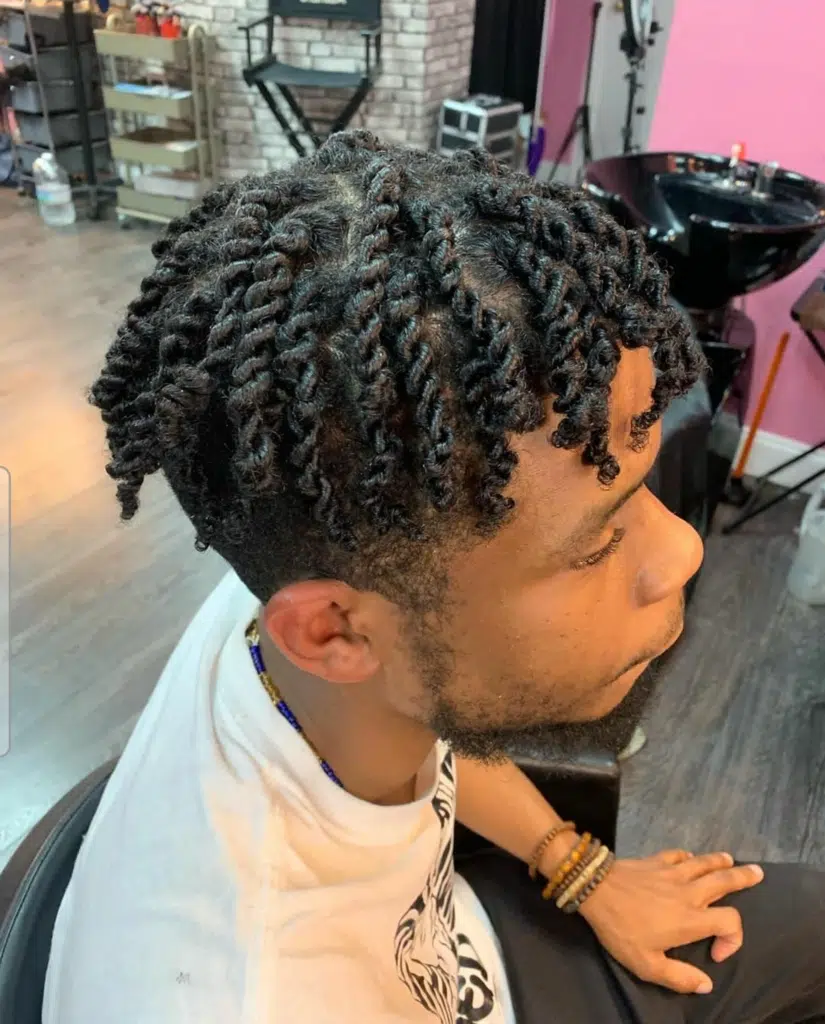 Twist Hairstyle Idea for Men