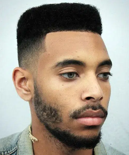 Trendy Black Men Fade Haircut Idea