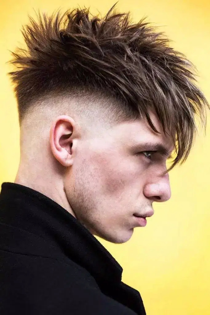 Straight Haircut Idea for Men 