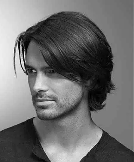 Straight Haircut Idea for Men 