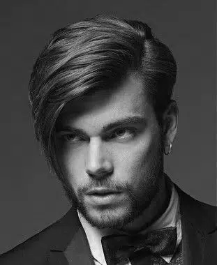 Straight Haircut Idea for Men 