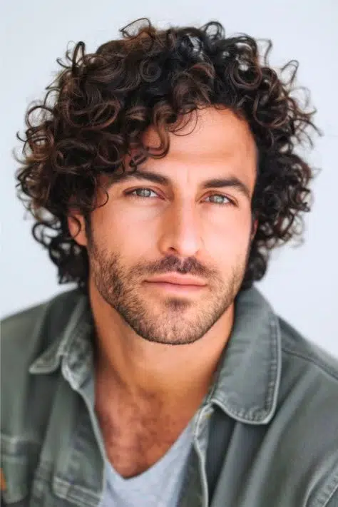 Wavy Hairstyle Idea for Men