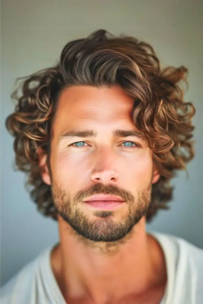 Wavy Hairstyle Idea for Men