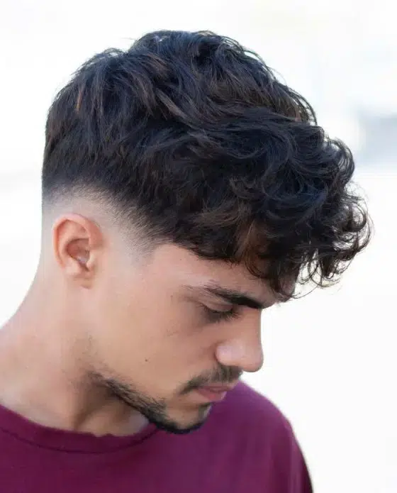 Wavy Hairstyle Idea for Men