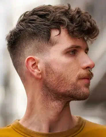 Wavy Hairstyle Idea for Men