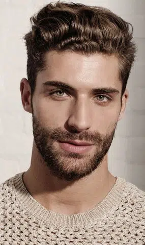 Wavy Hairstyle Idea for Men