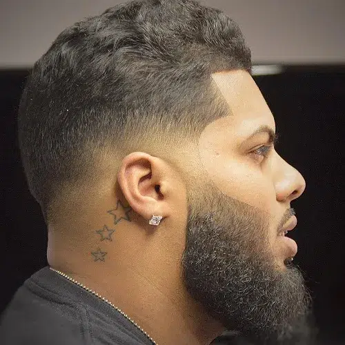 Black Men Fade Haircut Idea