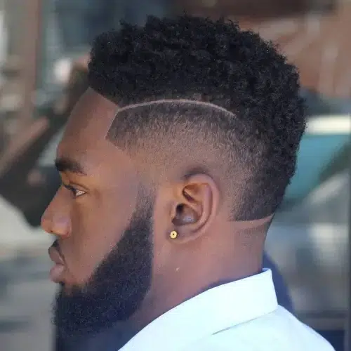 Black Men Fade Haircut Idea