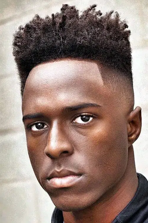 Black Men Fade Haircut Idea