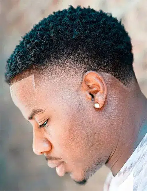 Black Men Fade Haircut Idea