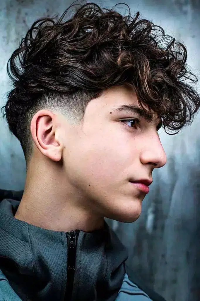 Curly Hairstyle for Men