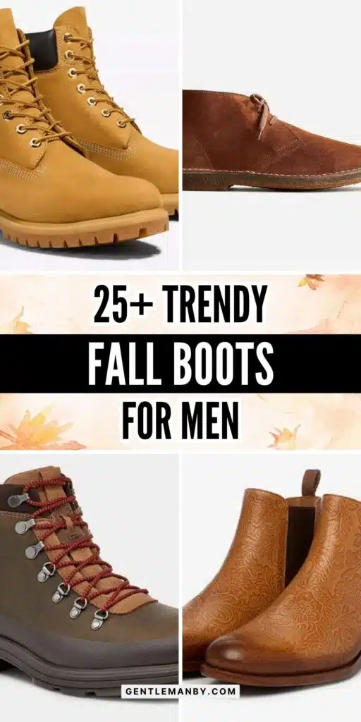 25+ Trendy Fall Boots for Men Pin Image