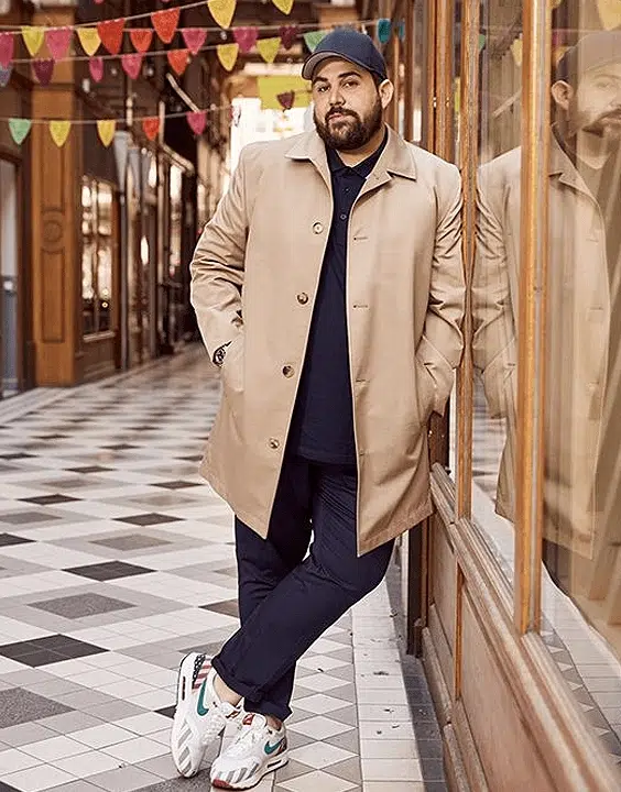 Plus Size Fall Outfit for Men