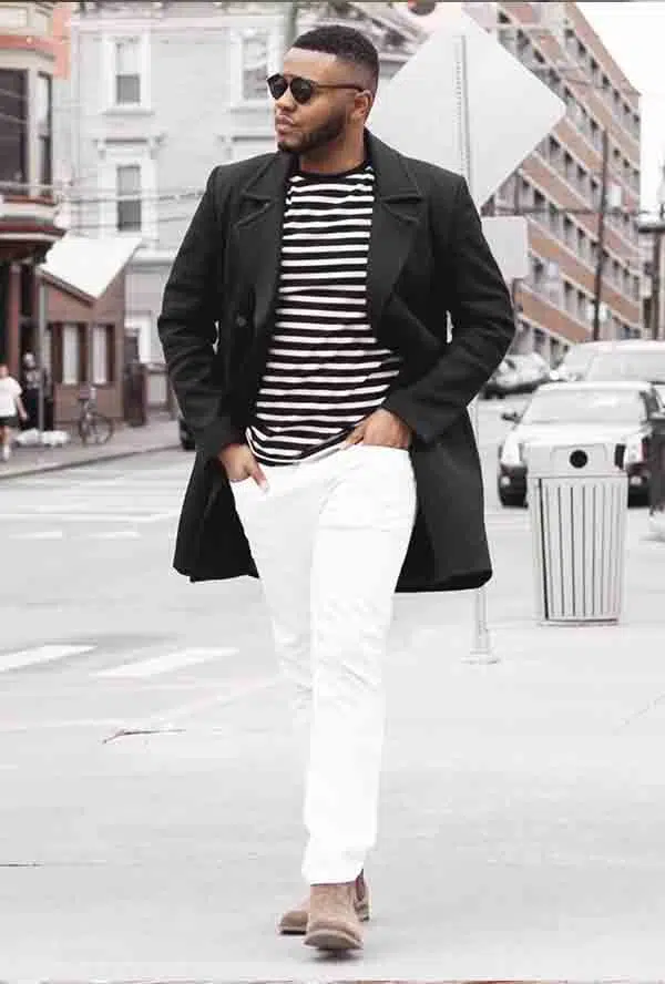 Plus Size Fall Outfit for Men