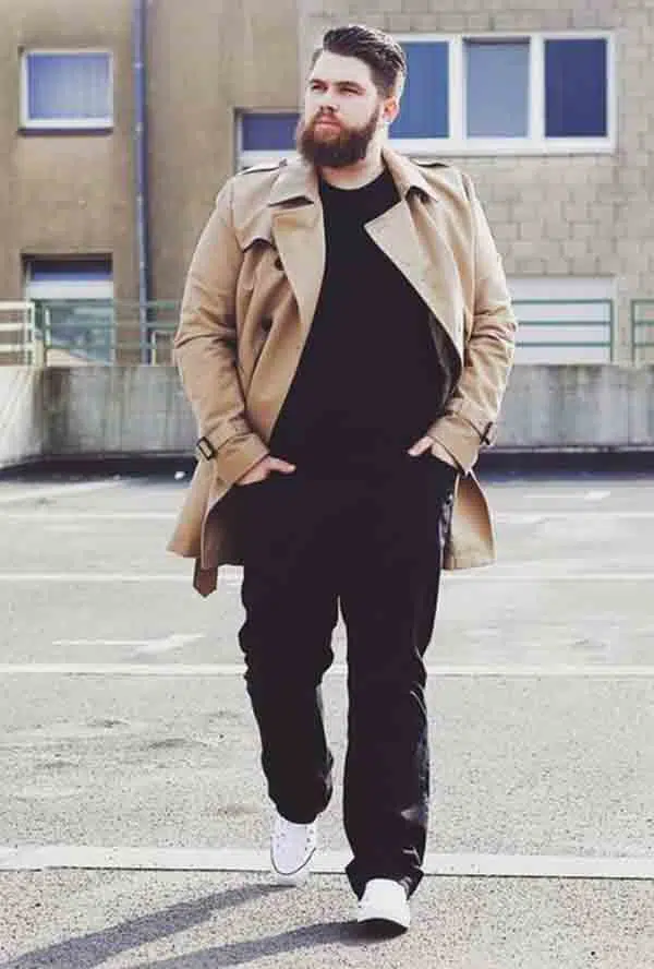 Plus Size Fall Outfit for Men