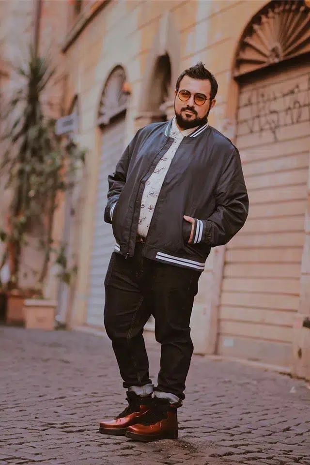 Plus Size Fall Outfit for Men