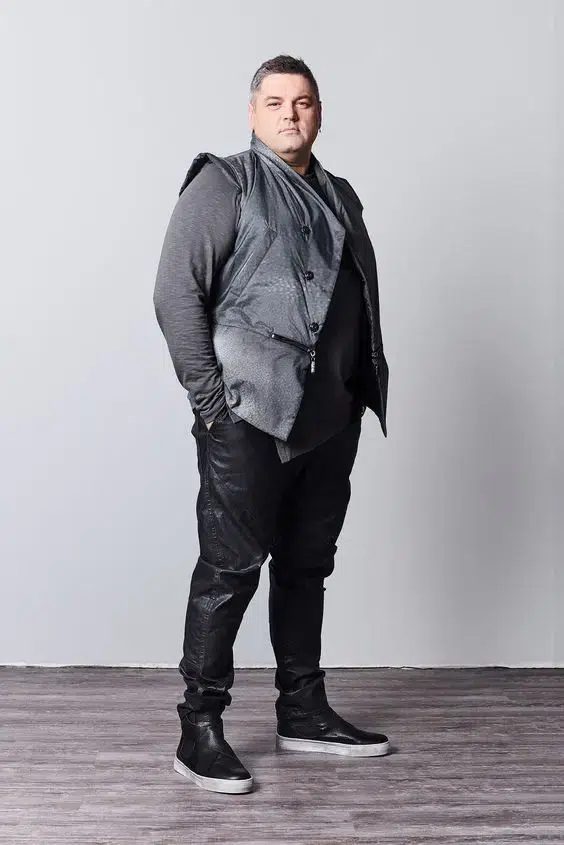 Plus Size Fall Outfit for Men