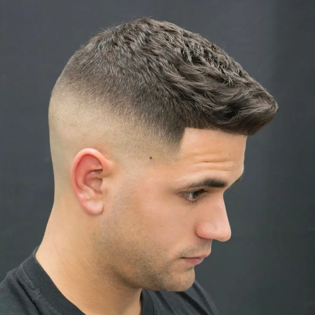 High Fade Haircut Idea for Men