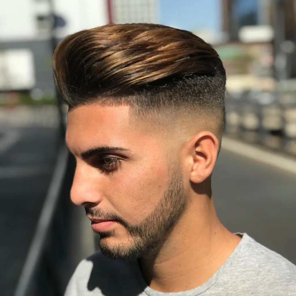 High Fade Haircut Idea for Men