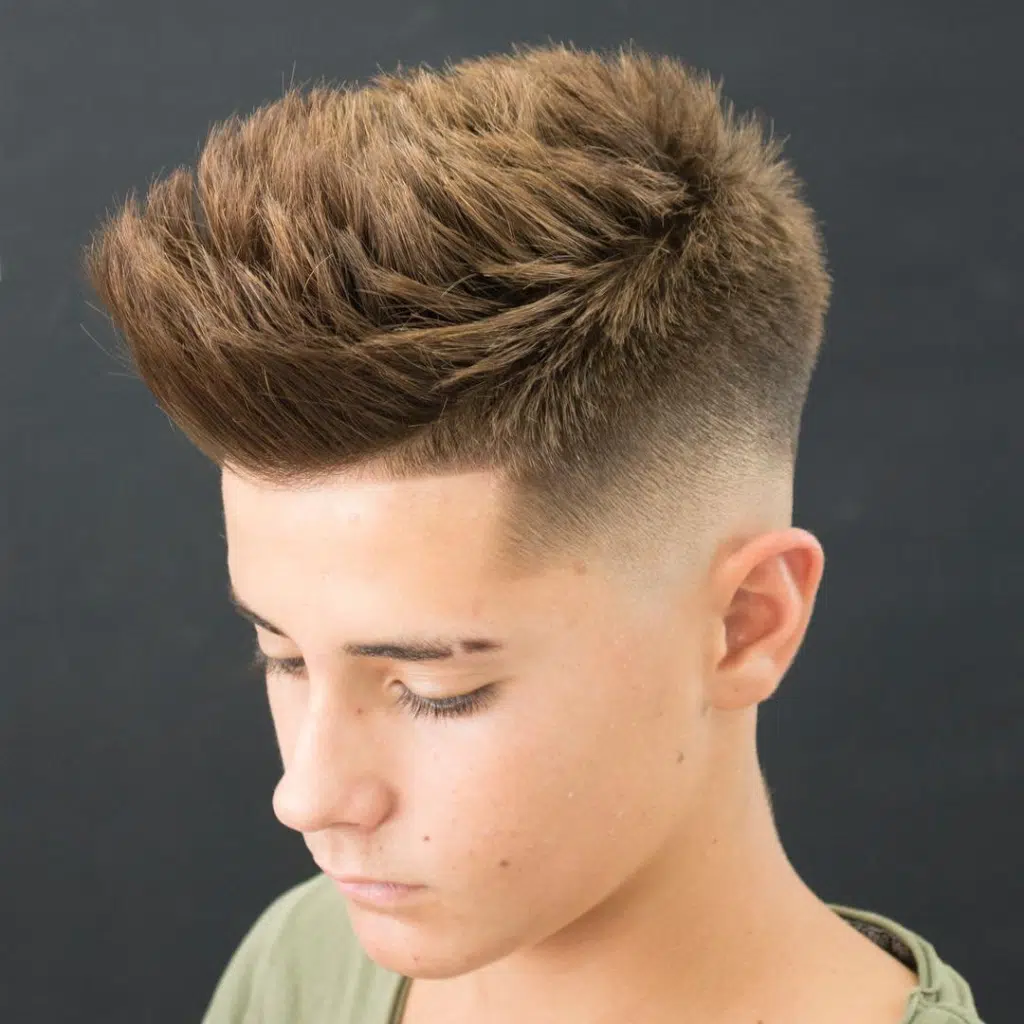 High Fade Haircut Idea for Men