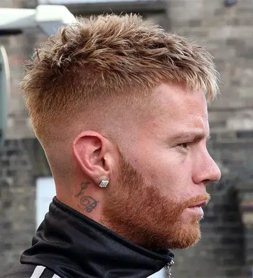 High Fade Haircut Idea for Men