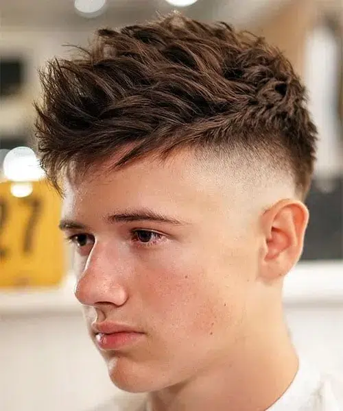 High Fade Haircut Idea for Men