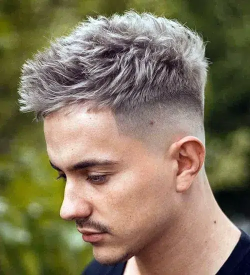 High Fade Haircut Idea for Men