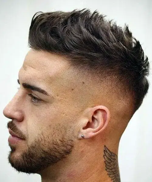 High Fade Haircut Idea for Men