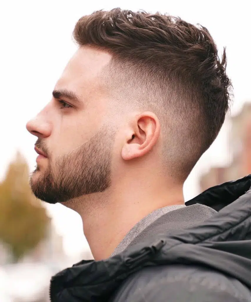 High Fade Haircut Idea for Men