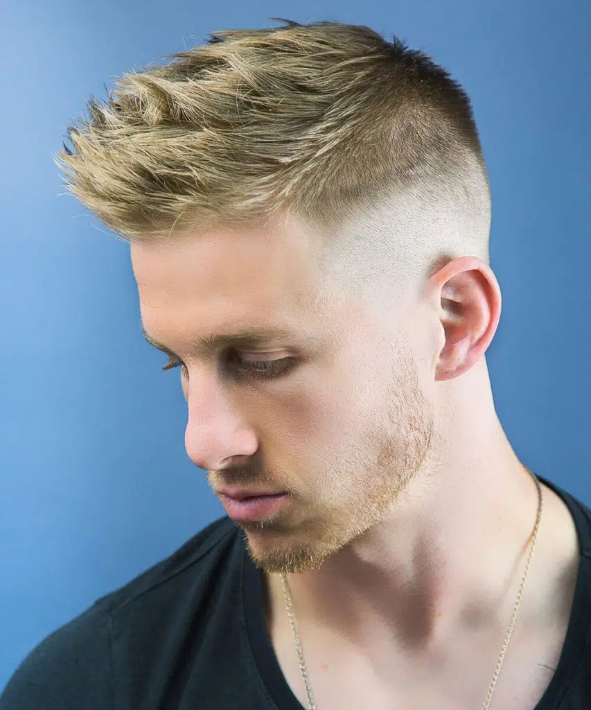 High Fade Haircut Idea for Men