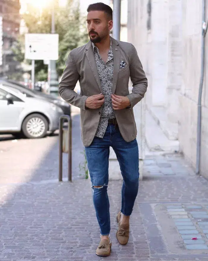 Fall Wedding Guest Outfit Idea for men