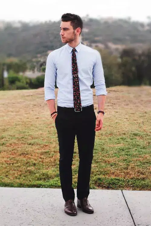 Fall Wedding Guest Outfit Idea for men