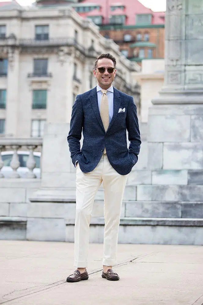 Fall Wedding Guest Outfit Idea for men