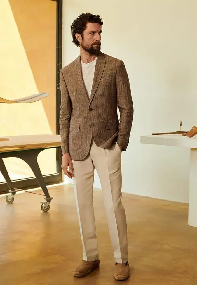 Fall Wedding Guest Outfit Idea for men