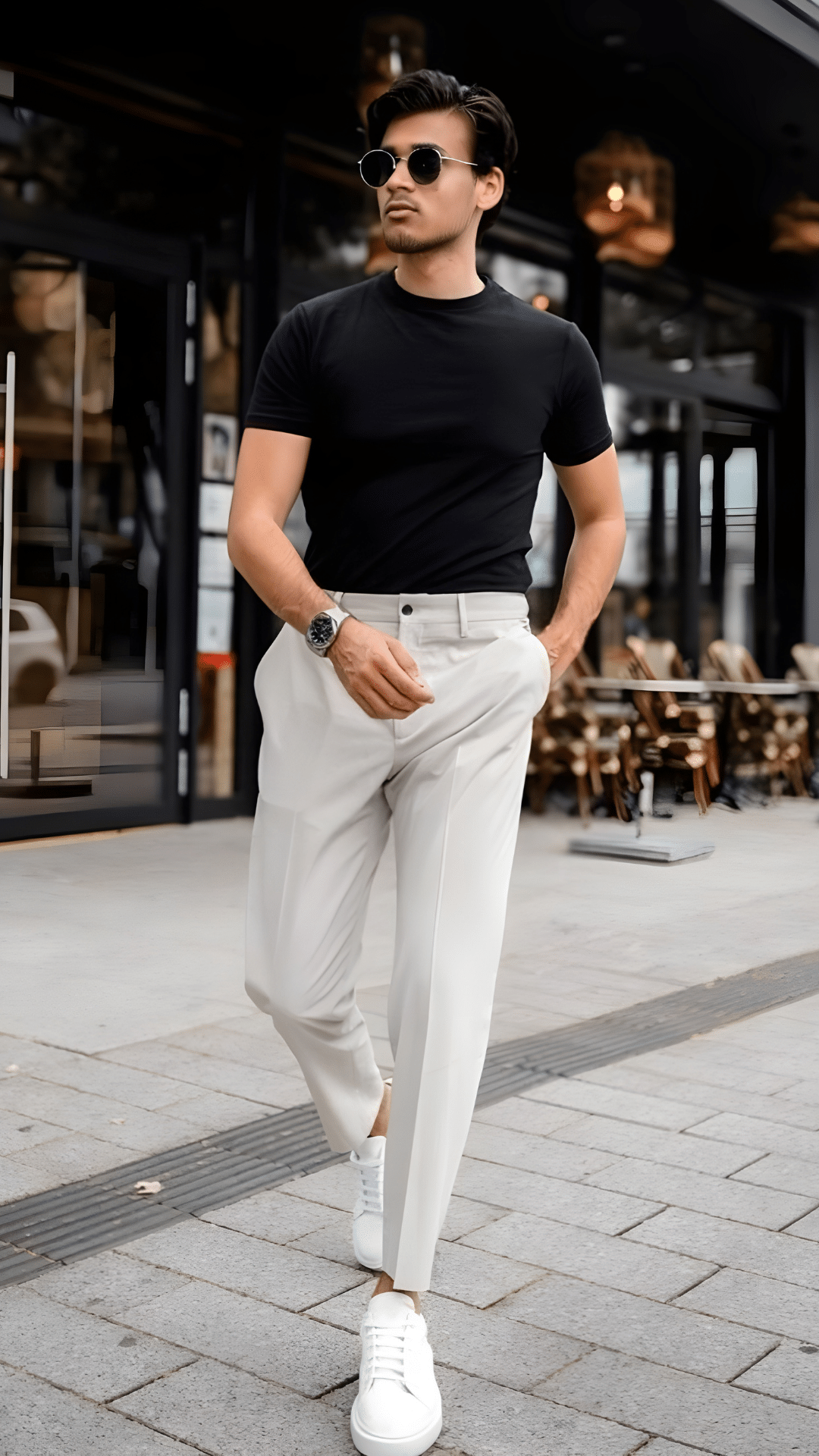 Black Outfit Idea for Men