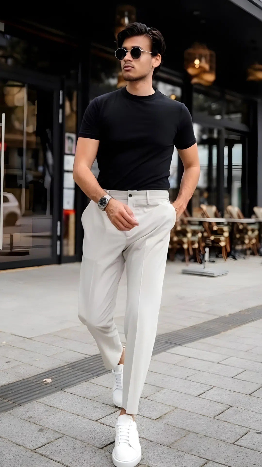 Black Outfit Idea for Men