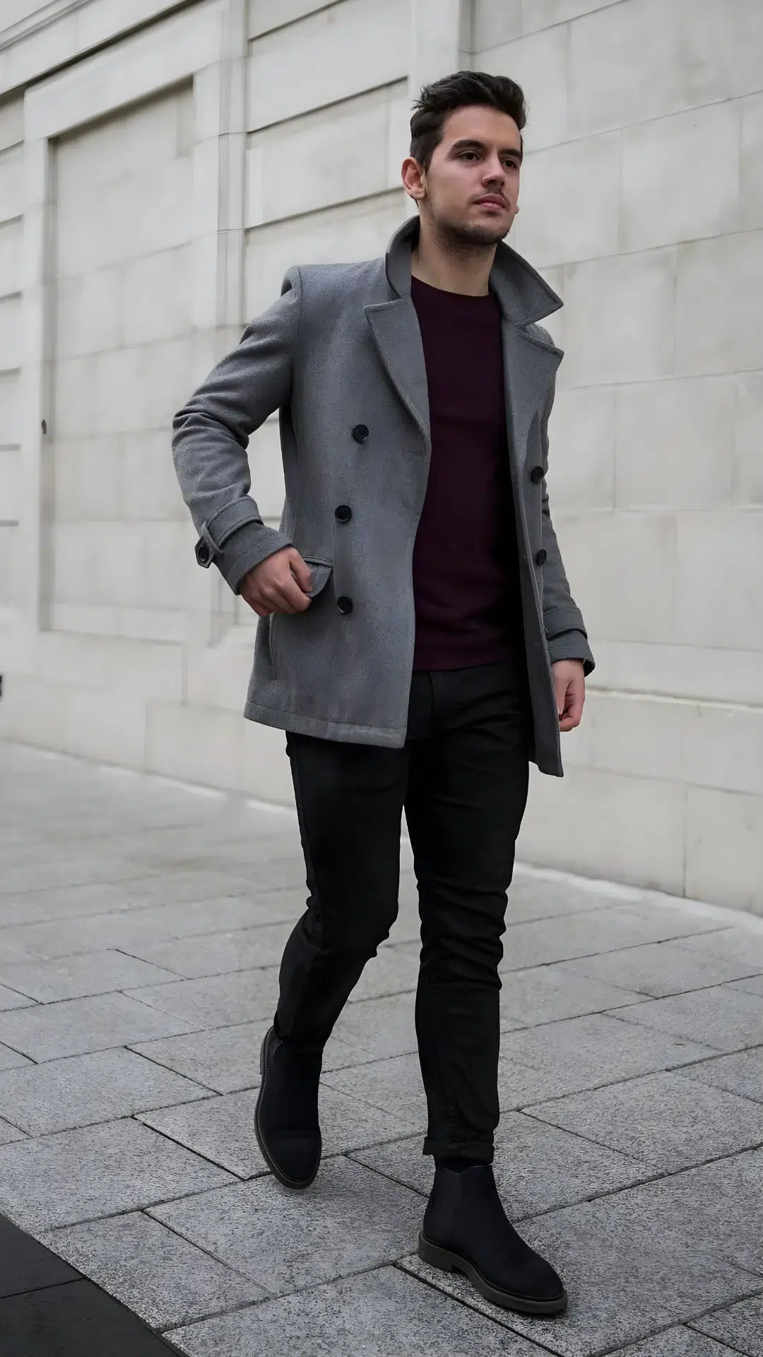 Men's Gray Outfit Idea